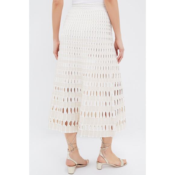 SIMKHAI Multi Sand Larken Midi Skirt Size XS NWT Retail $595 - Picture 2 of 7
